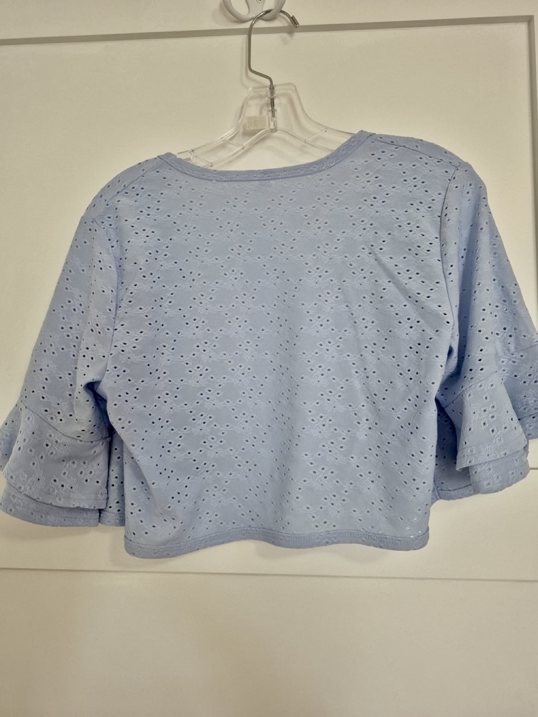 Light Blue Bolero, Cropped Cardigan - Size Small - photo 4