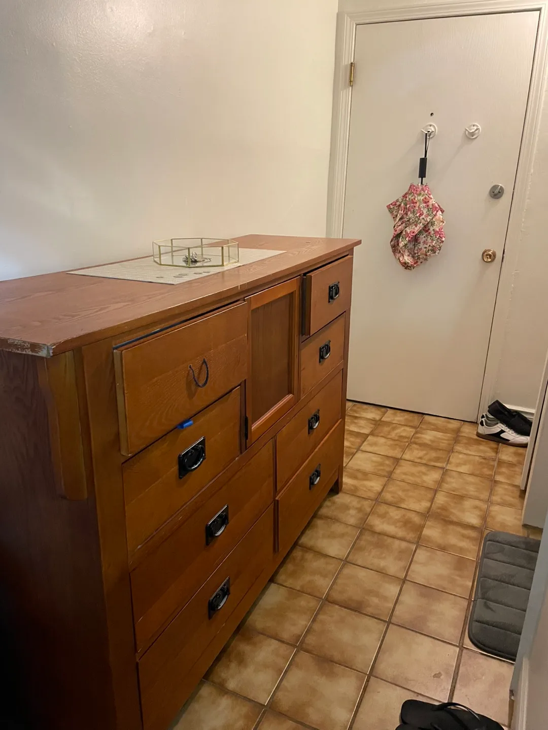 Wooden Dresser with Drawers thumbnail