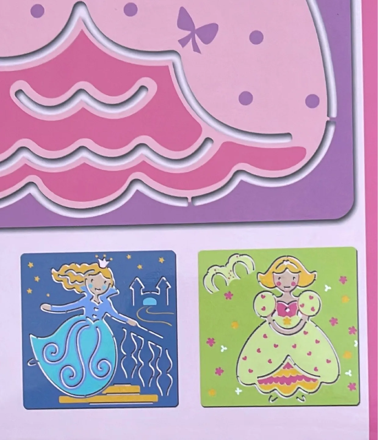 Djeco 5 Princesses Stencil Set Ages 4-8 image indicator(3)
