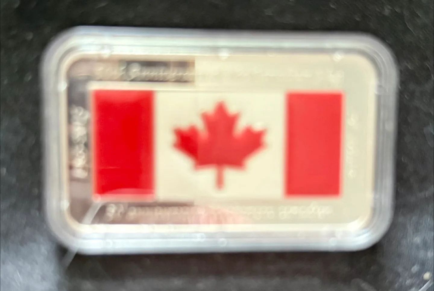 2015 $50 Fine Silver Coin - Canadian Flag 50th Anniversary thumbnail
