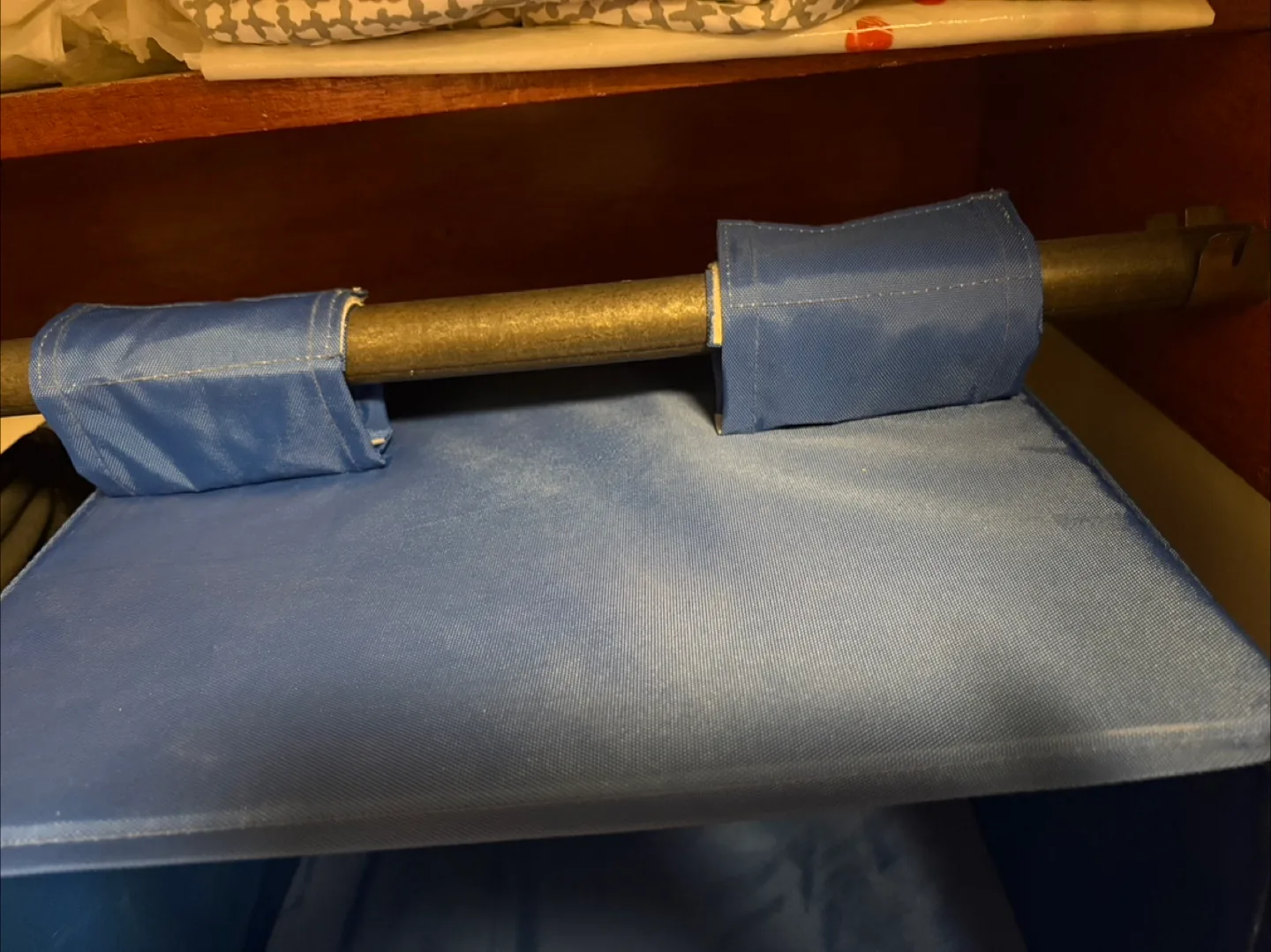 Blue Hanging Closet Organizer - 5 Shelves IKEA RASSLA image indicator(2)