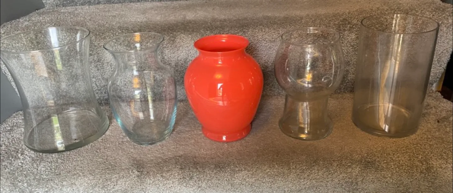 Five Glass Vases thumbnail