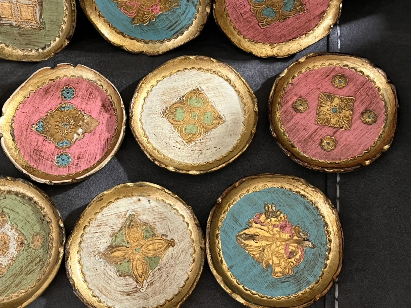 Vintage Florentine Decorative Trays - Set of 10 🇨🇦 image indicator(6)