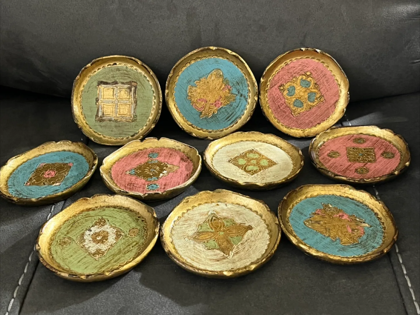 Vintage Florentine Decorative Trays - Set of 10 🇨🇦 image indicator(2)
