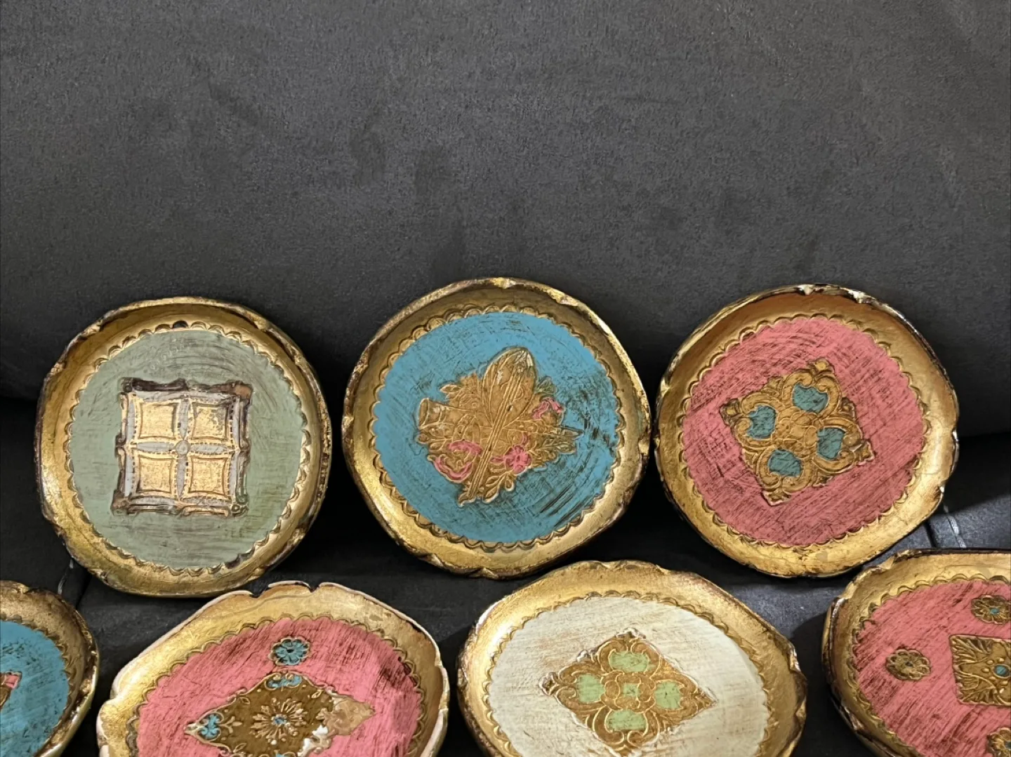 Vintage Florentine Decorative Trays - Set of 10 🇨🇦 image indicator(7)