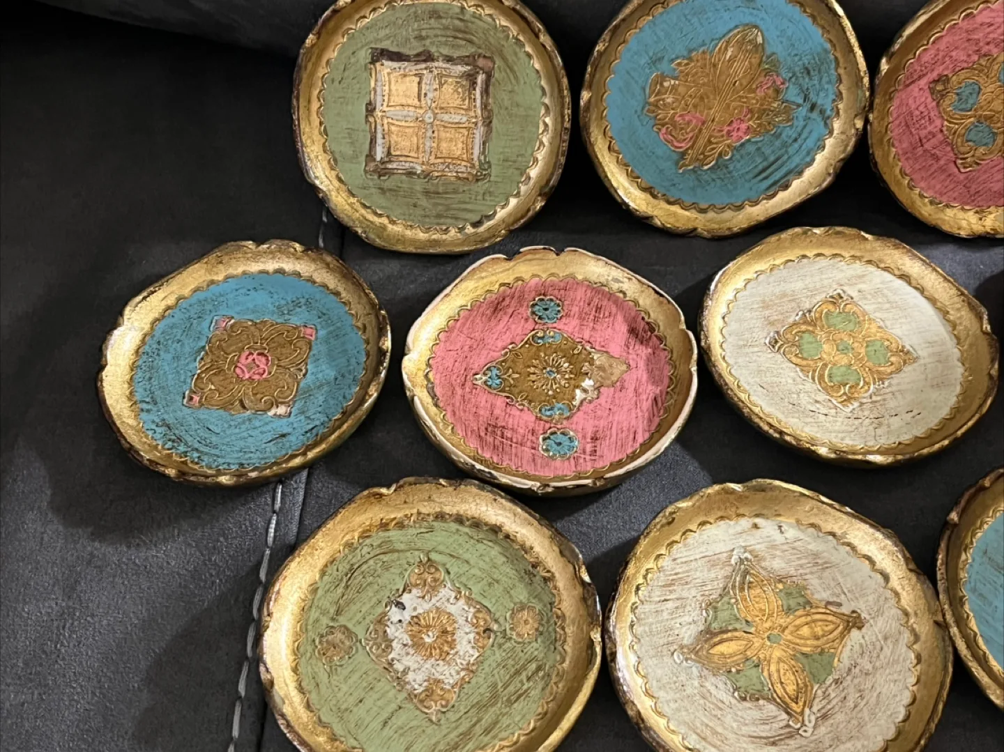 Vintage Florentine Decorative Trays - Set of 10 🇨🇦 image indicator(8)