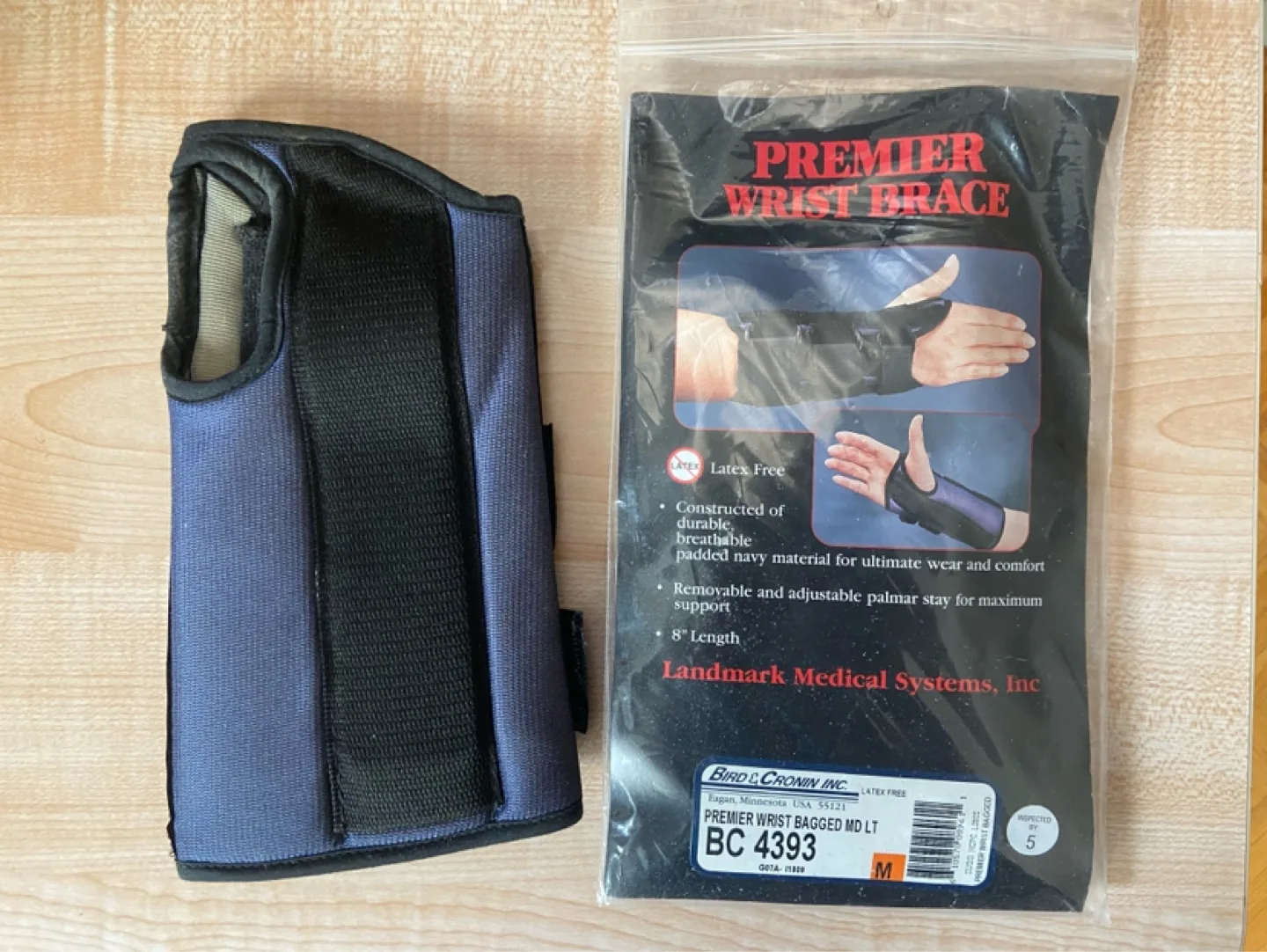 Landmark Medical Premier Wrist Brace, Medium thumbnail