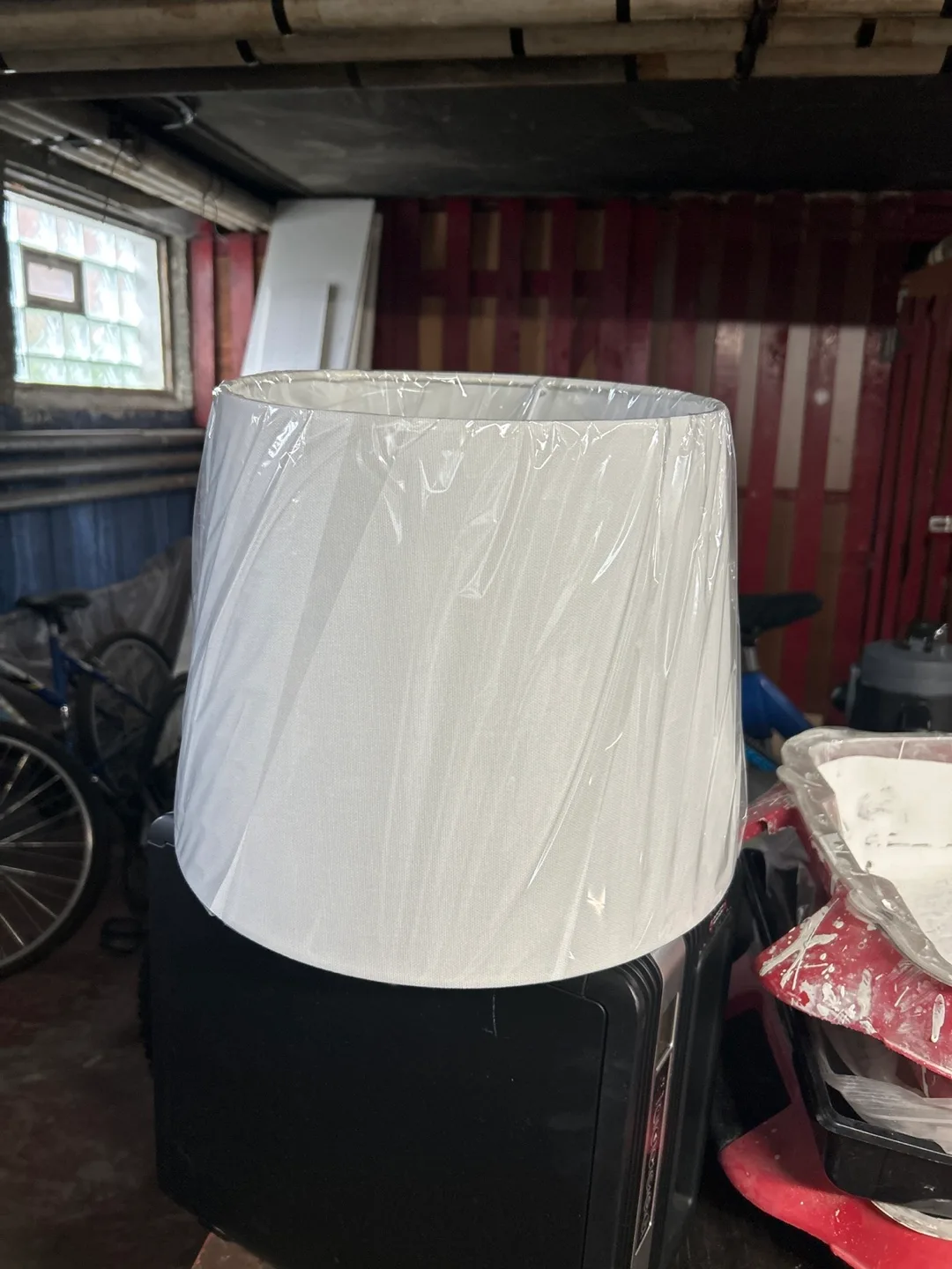 Hampton Bay White Lamp Shade - New thumbnail
