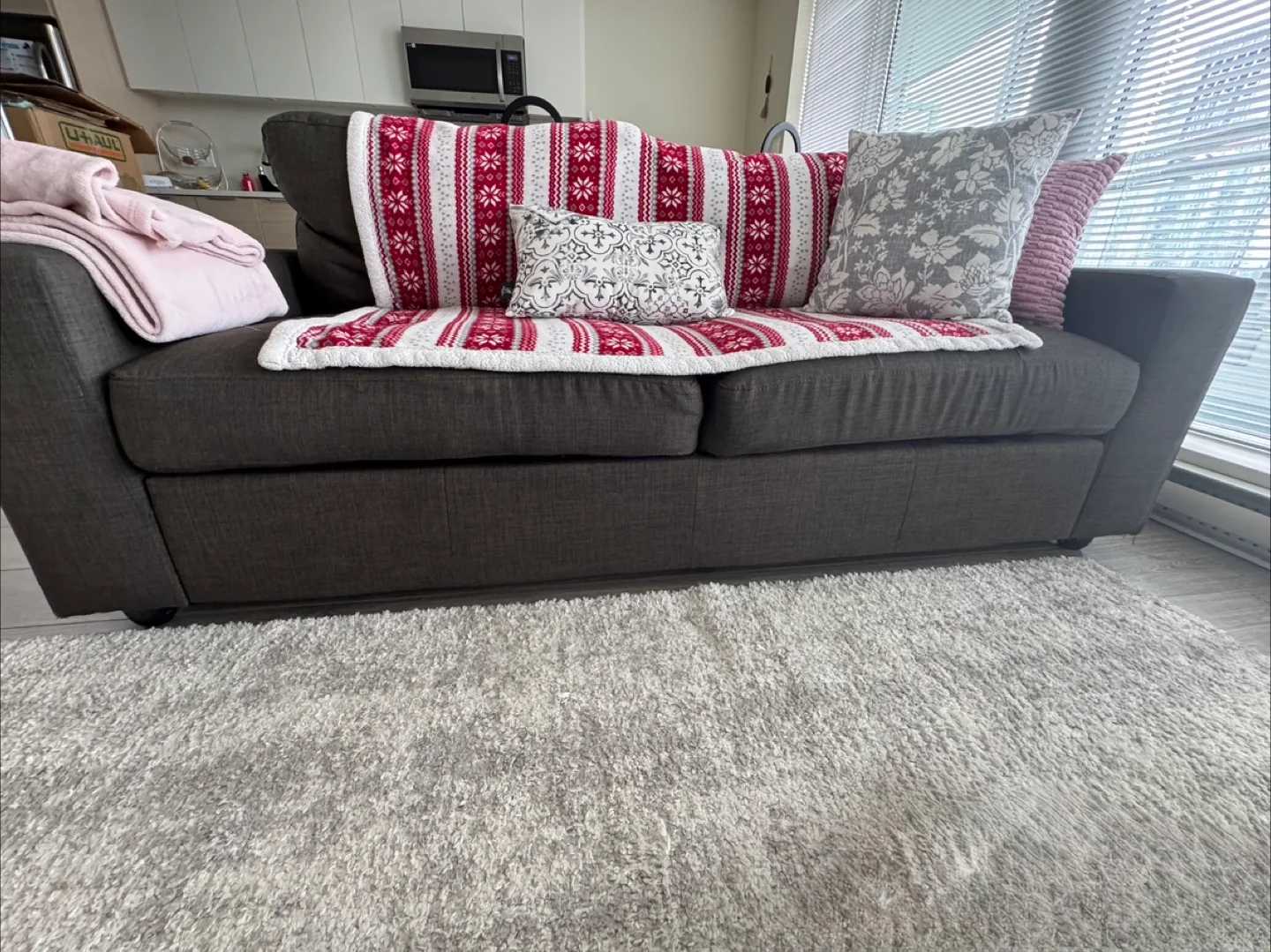 Comfortable Grey Sofa image indicator(6)