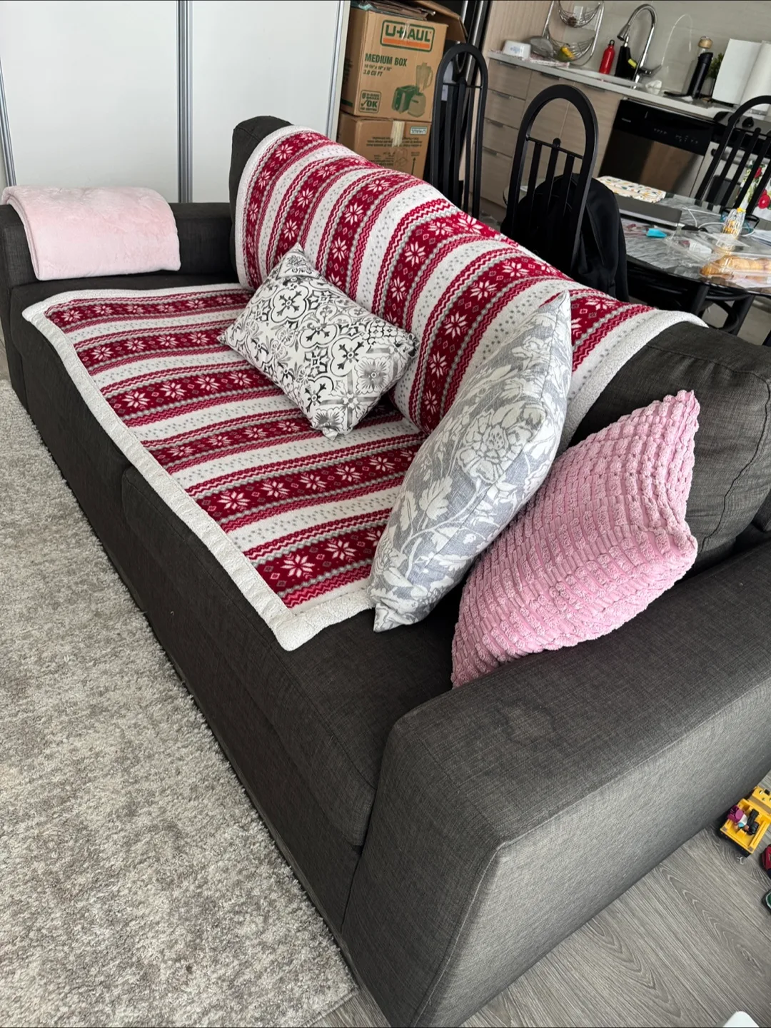 Comfortable Grey Sofa image indicator(2)