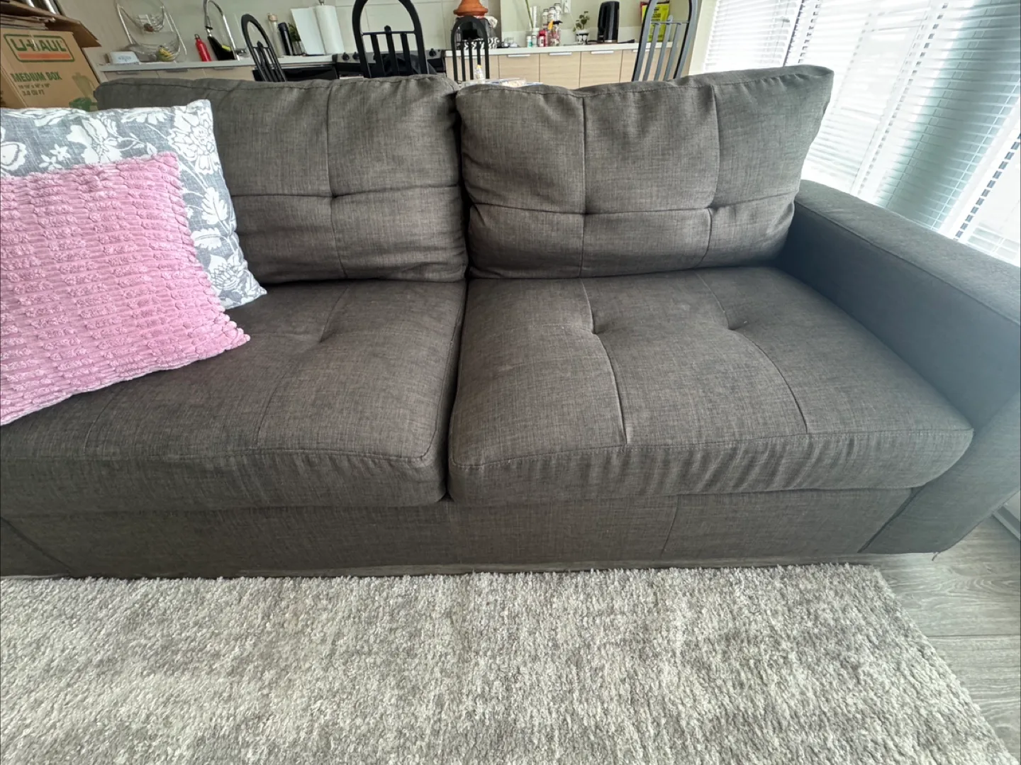 Comfortable Grey Sofa image indicator(9)