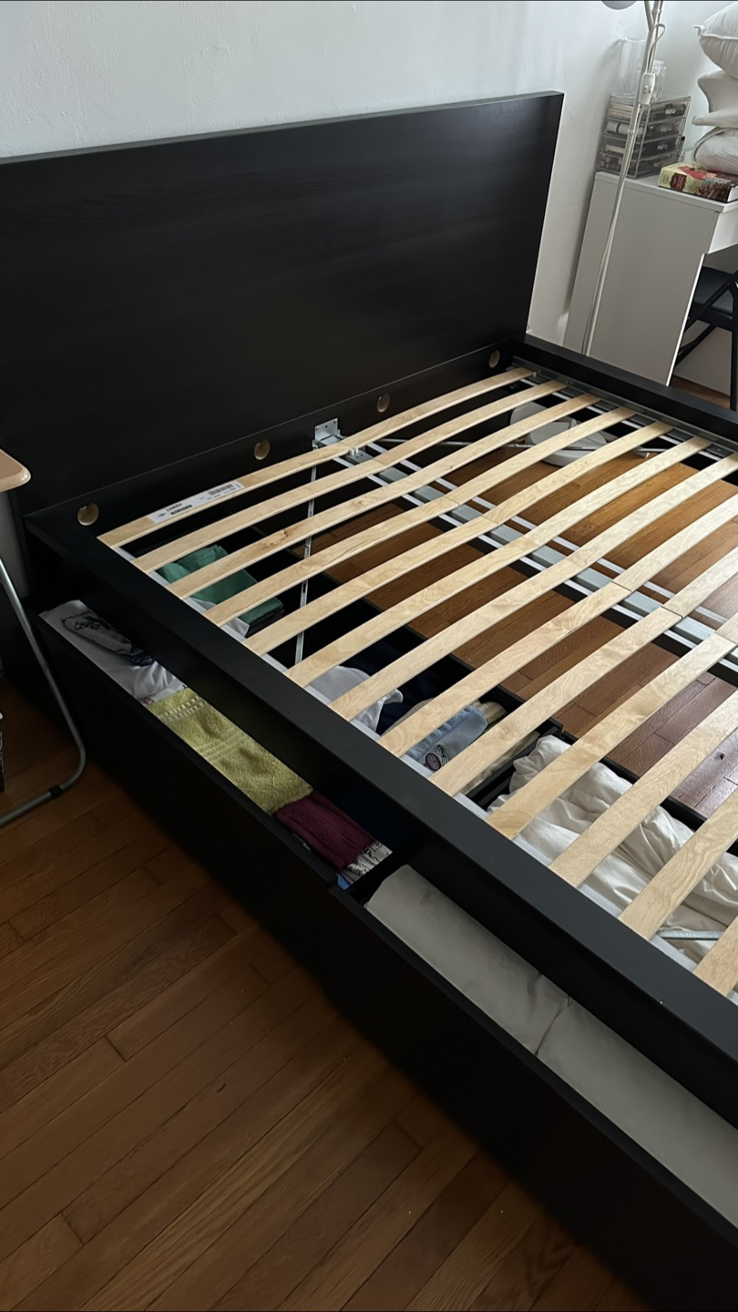IKEA Malm Queen Bed Frame with Storage - photo 2