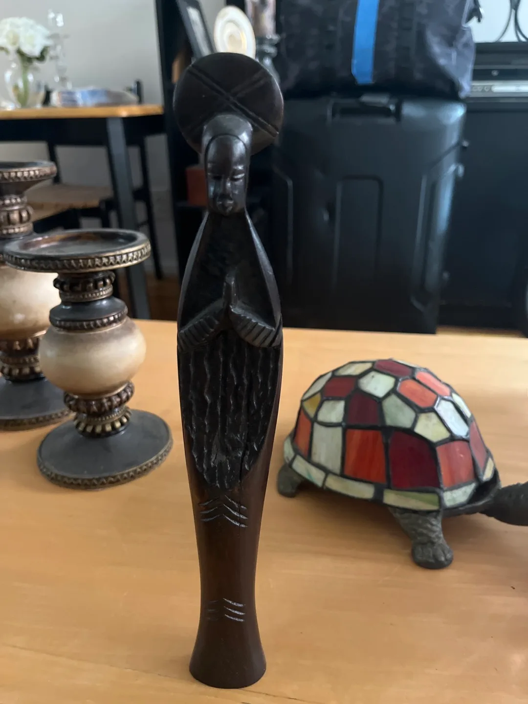 African Wood Carving Statue thumbnail