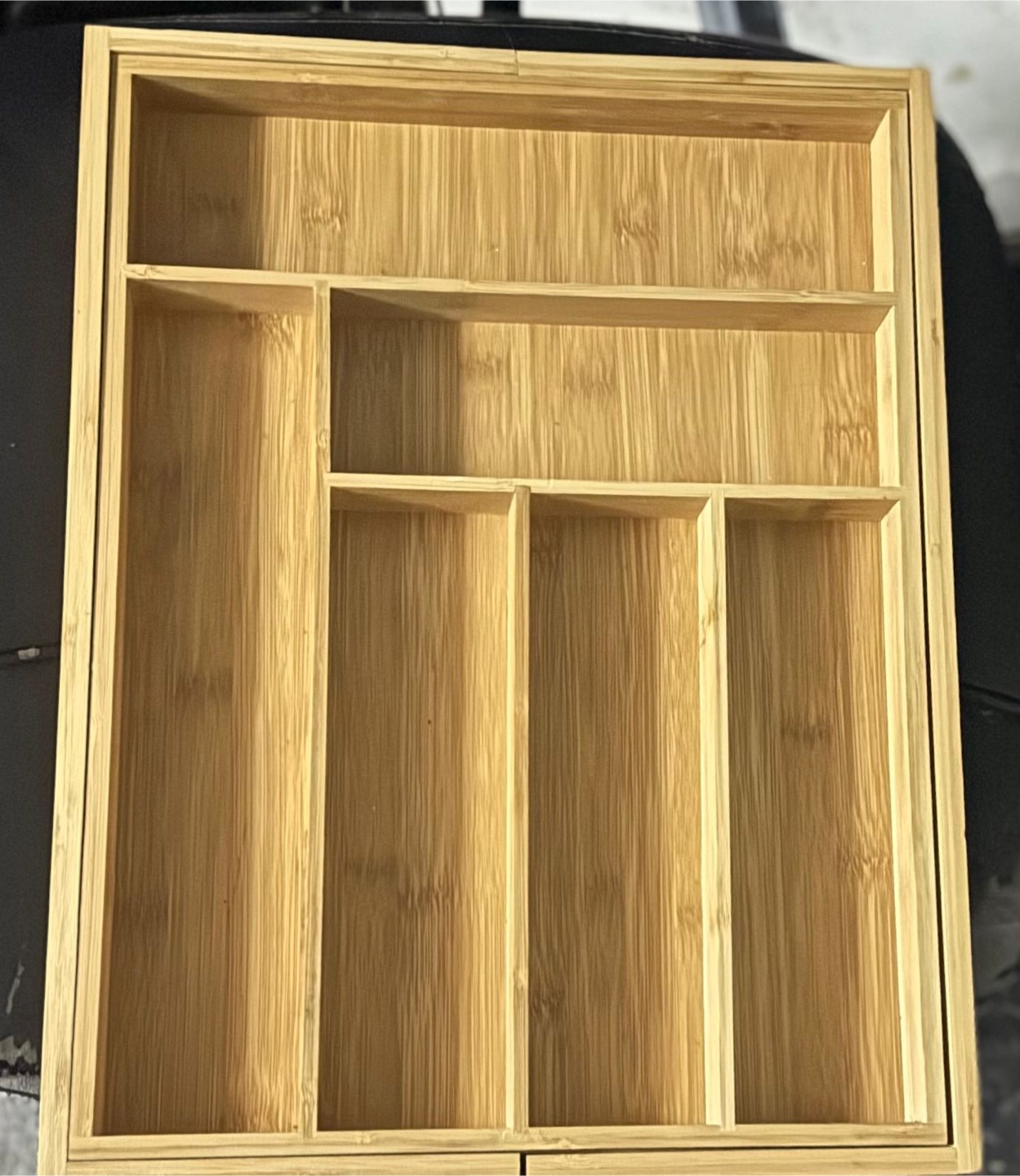 Adjustable Bamboo Drawer Organizer - photo 4