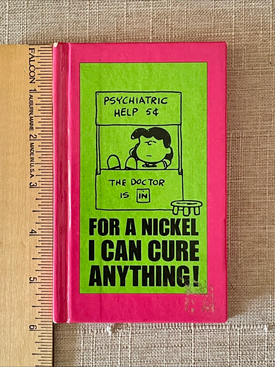 Vintage Peanuts Lucy Psychiatric Help Mini Book thumbnail