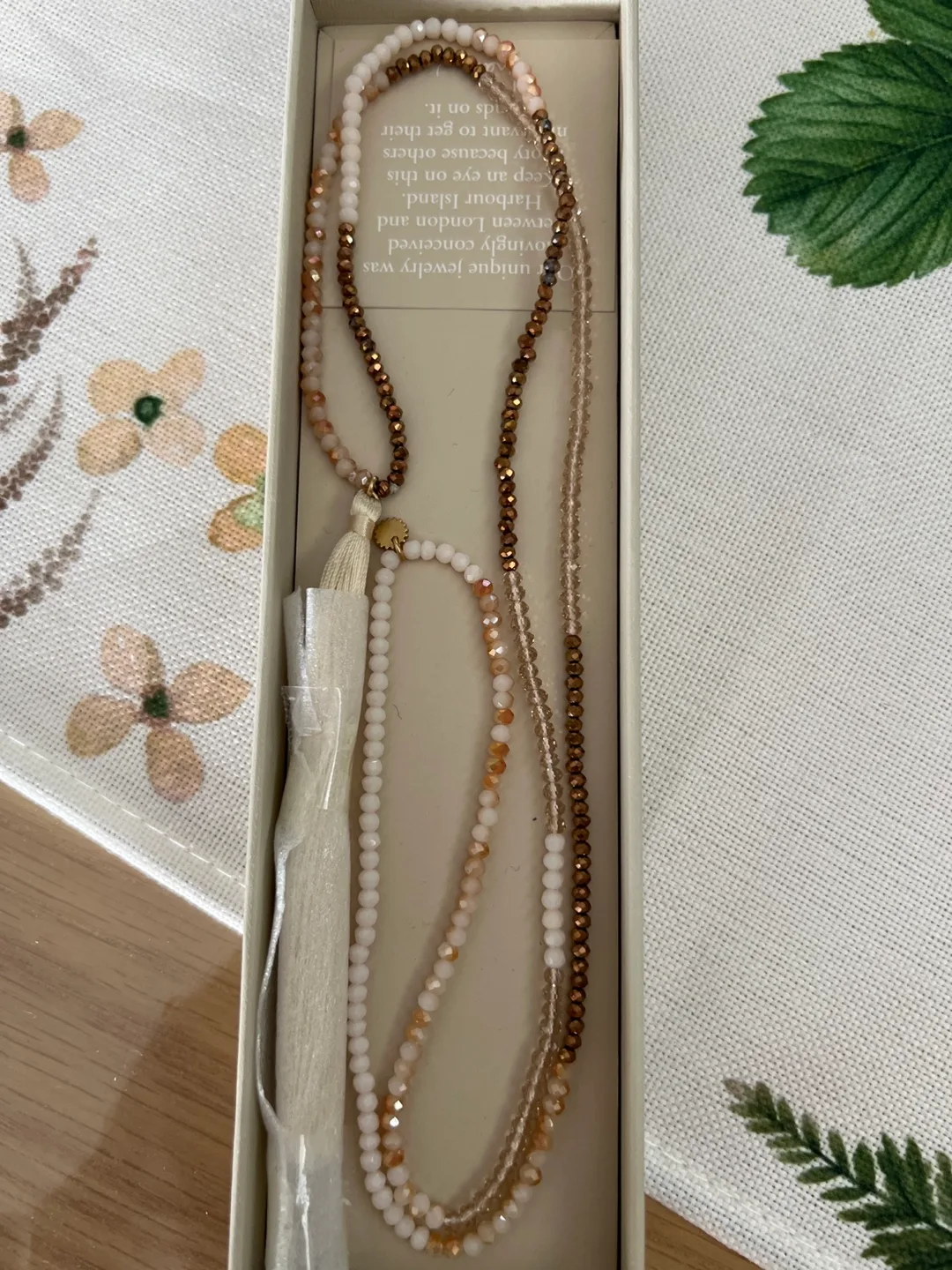 India Boutique Necklace Wild Grass- Brand New in Box image indicator(3)