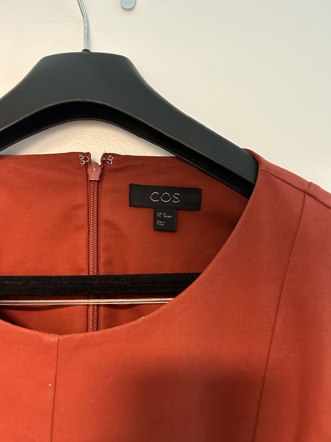 COS Orange Dress with Pockets, Size EUR 36/S - photo 3
