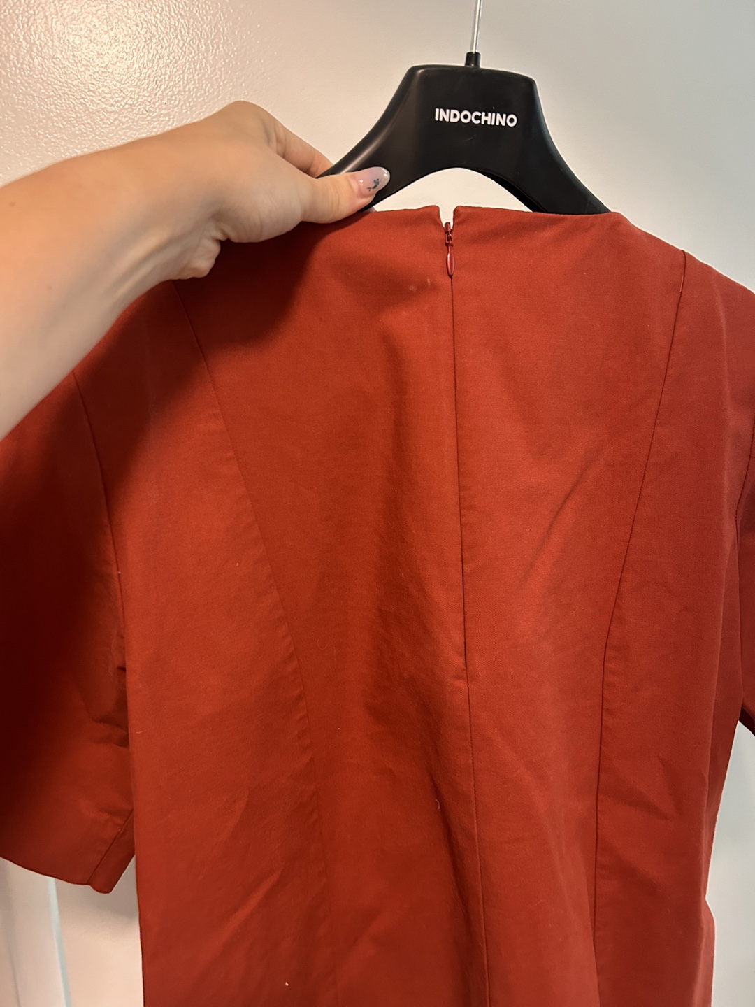 COS Orange Dress with Pockets, Size EUR 36/S - photo 4