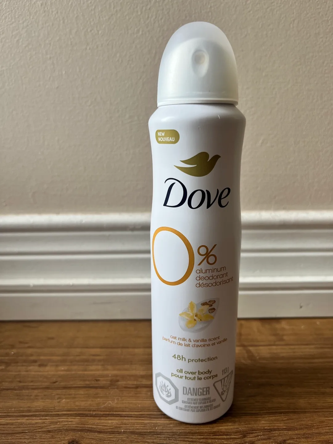 Dove 0% Aluminum All Over Body Deodorant - Oat Milk & Vanilla thumbnail