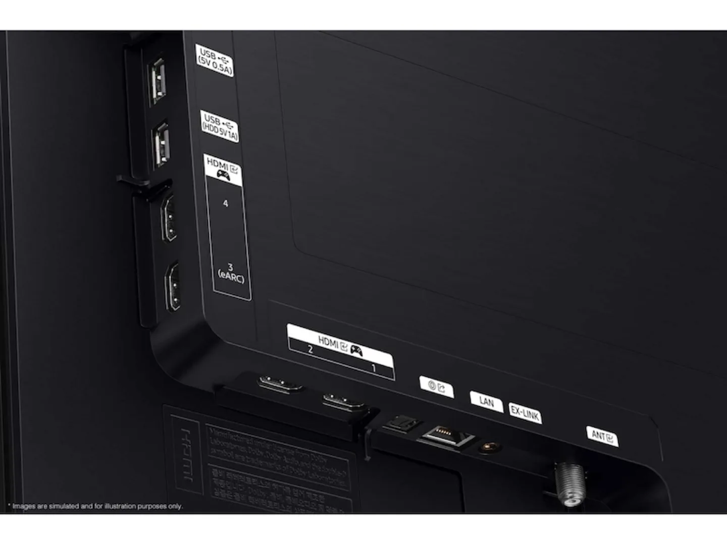 Samsung 65" S90C OLED TV image indicator(6)