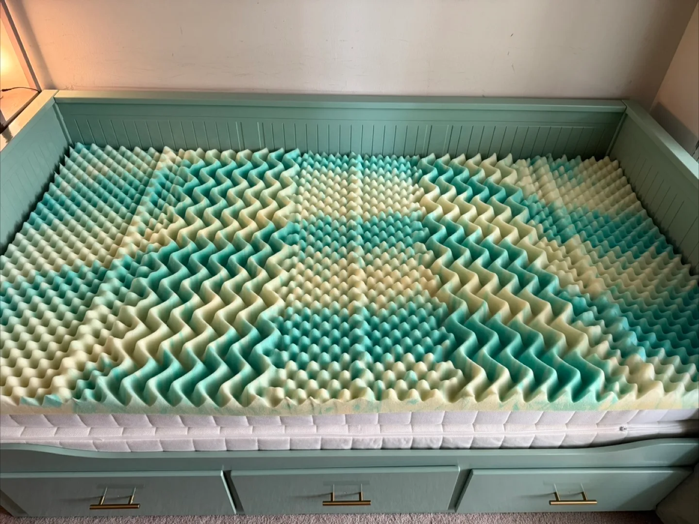 GhostBed Memory Foam Mattress Topper (Twin)