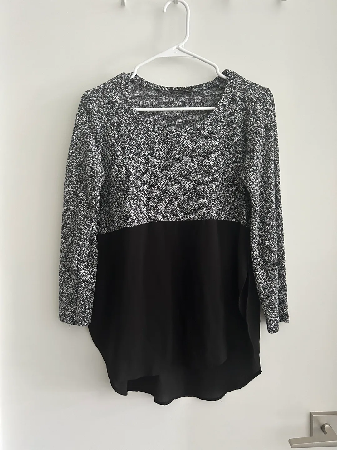 Jella Couture Black & White Tunic Top thumbnail