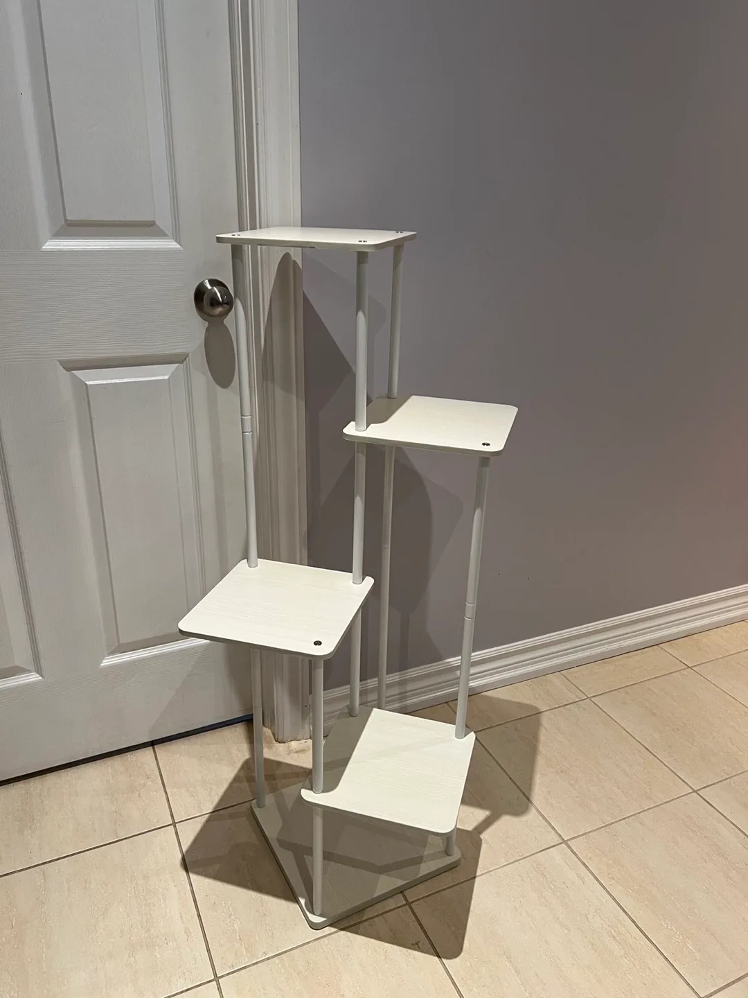Plant Stand - 4 Tier - White thumbnail