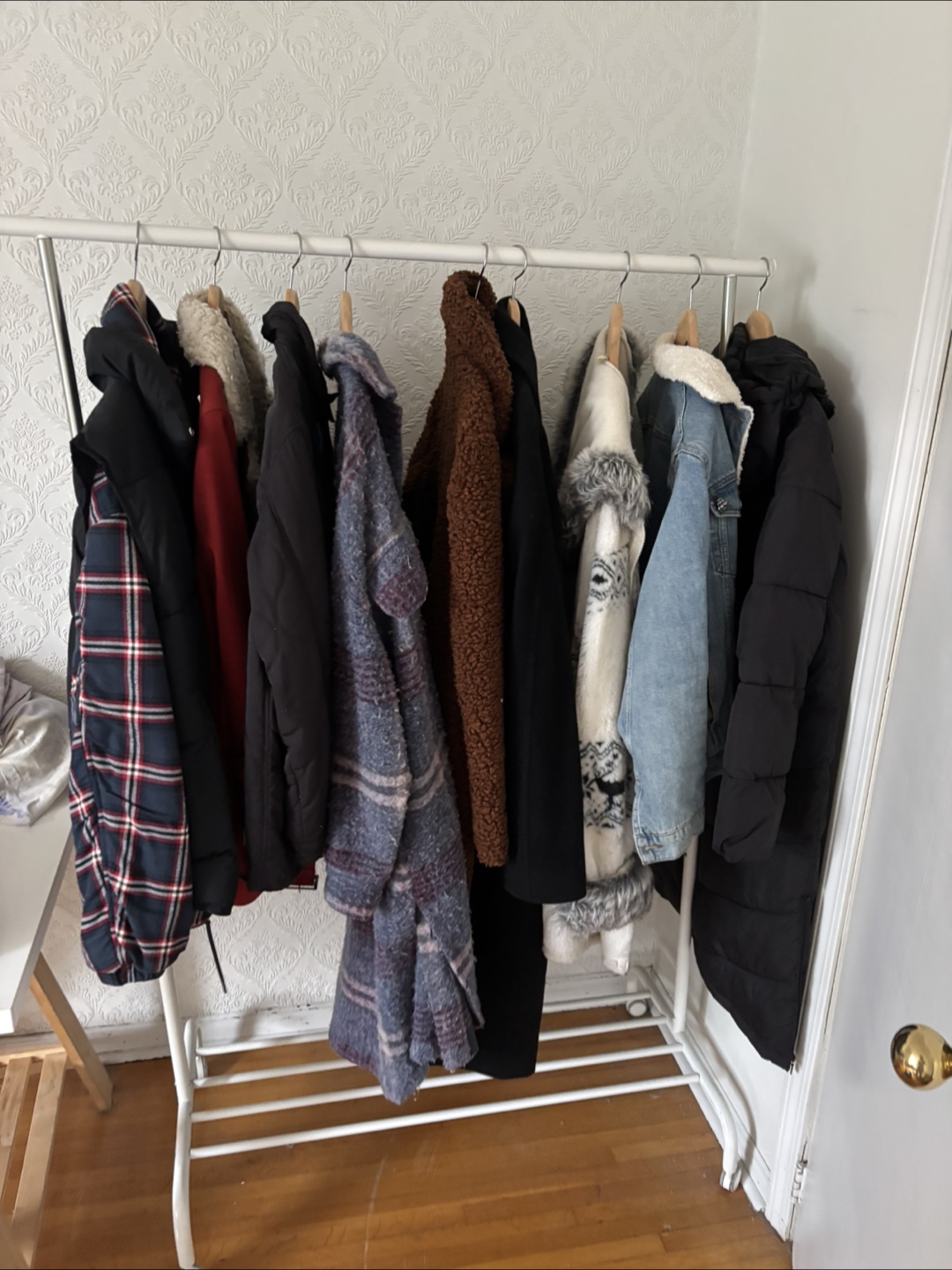 IKEA RIGGA Clothes rack rolling rack