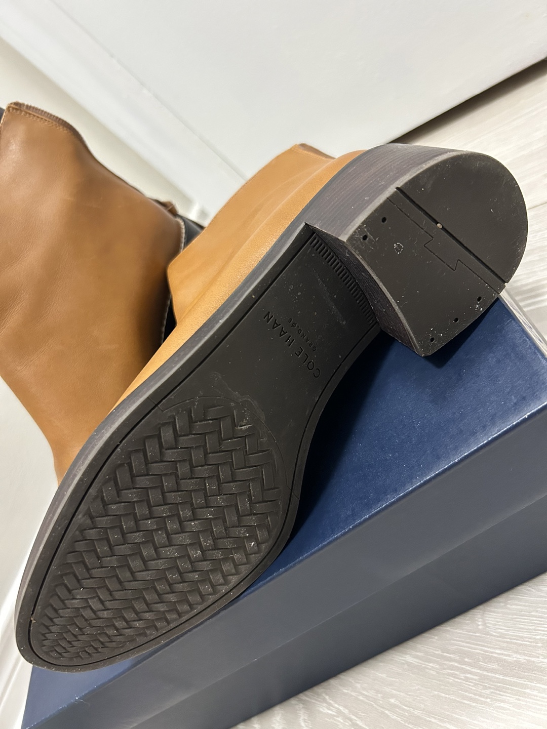 Like New Cole Haan Waterproof Leather Booties - Size 8 - photo 3