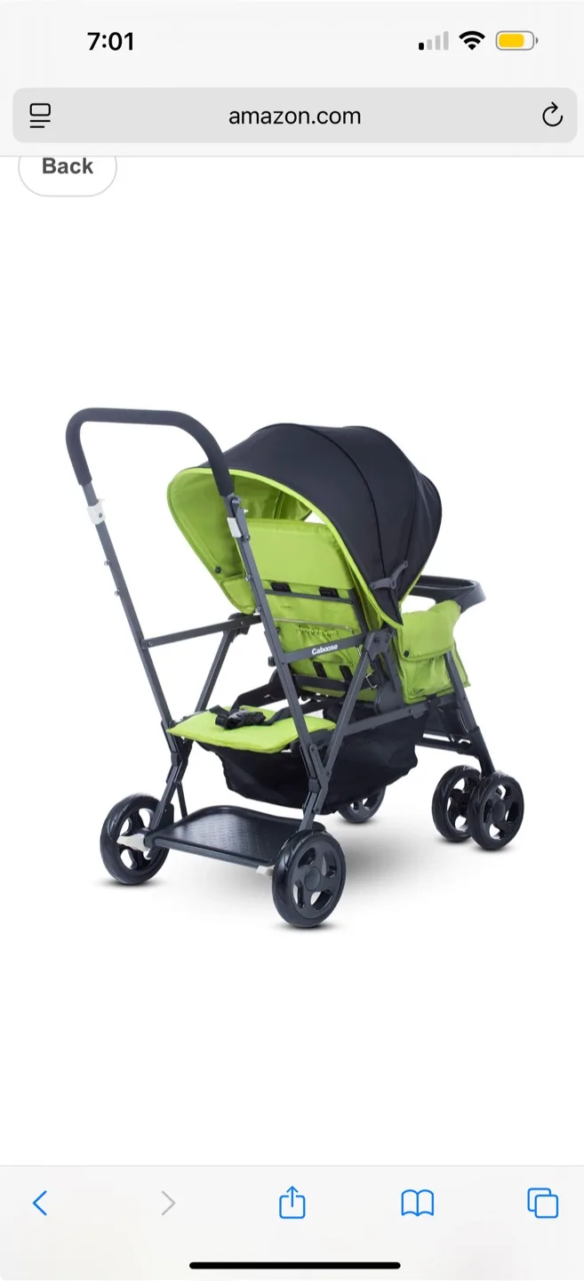 Joovy Caboose Ultralight Stroller - Green thumbnail