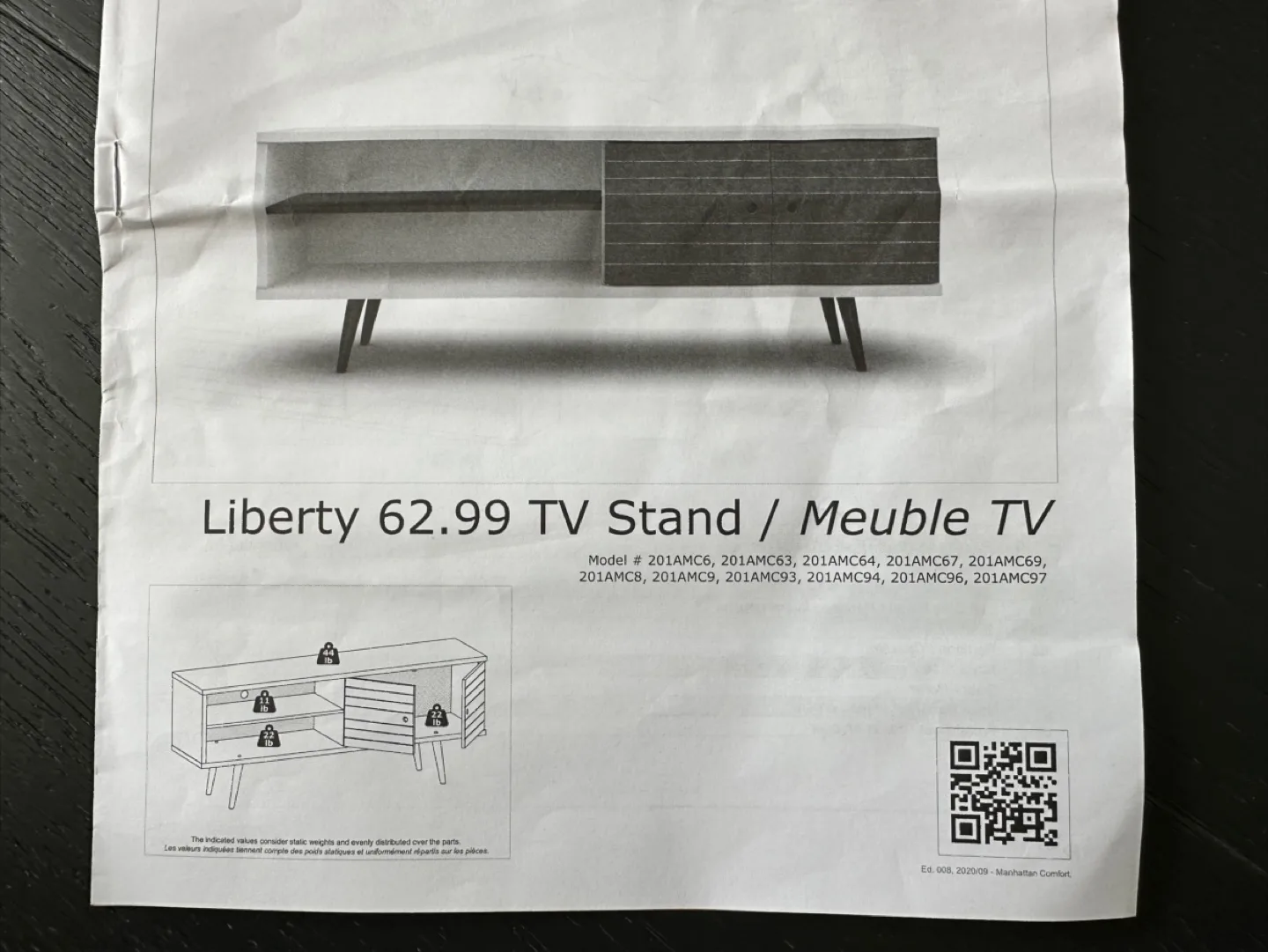 Liberty 63” TV Stand image indicator(3)