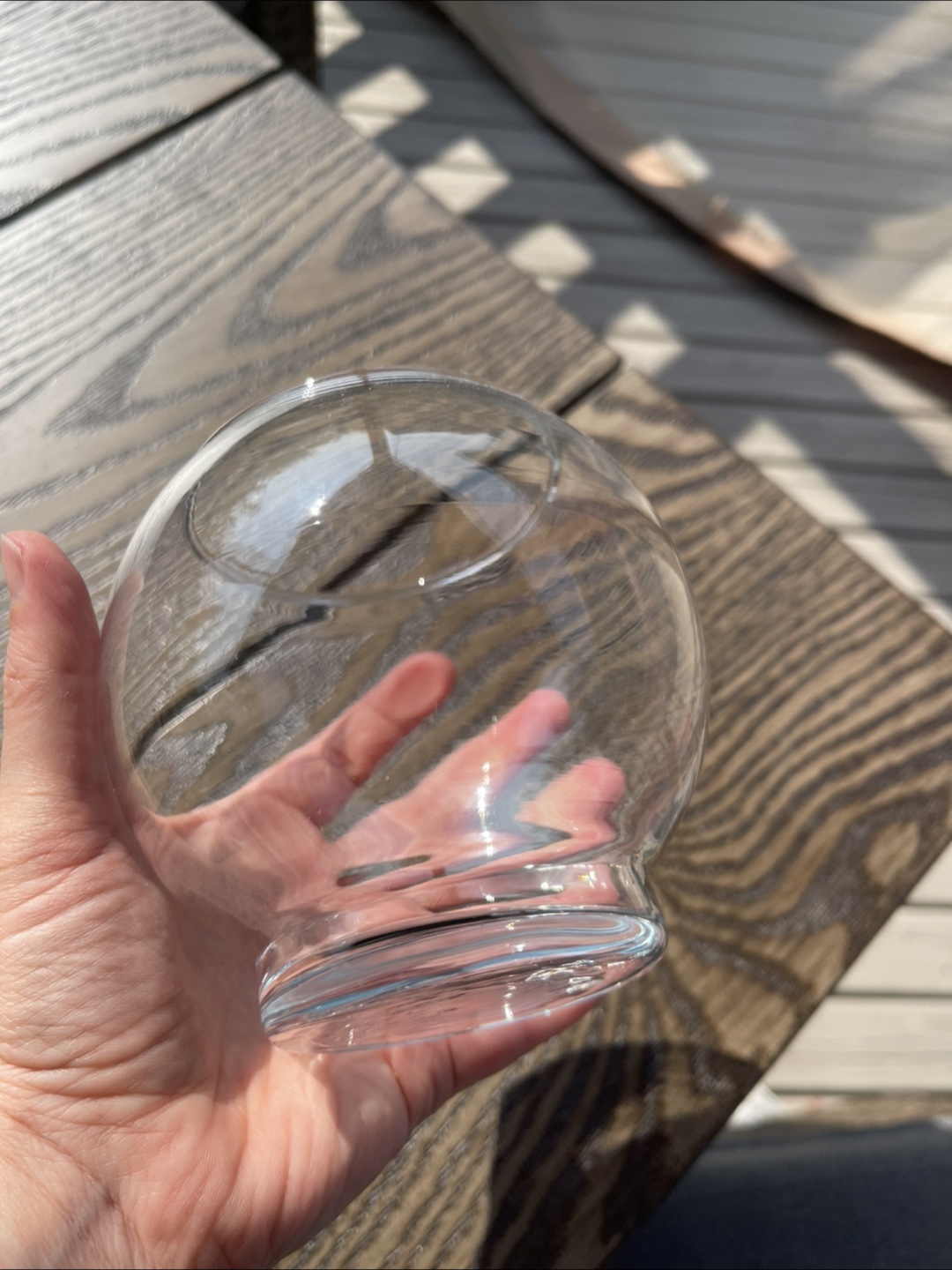 Small Round Glass Vase - photo 4