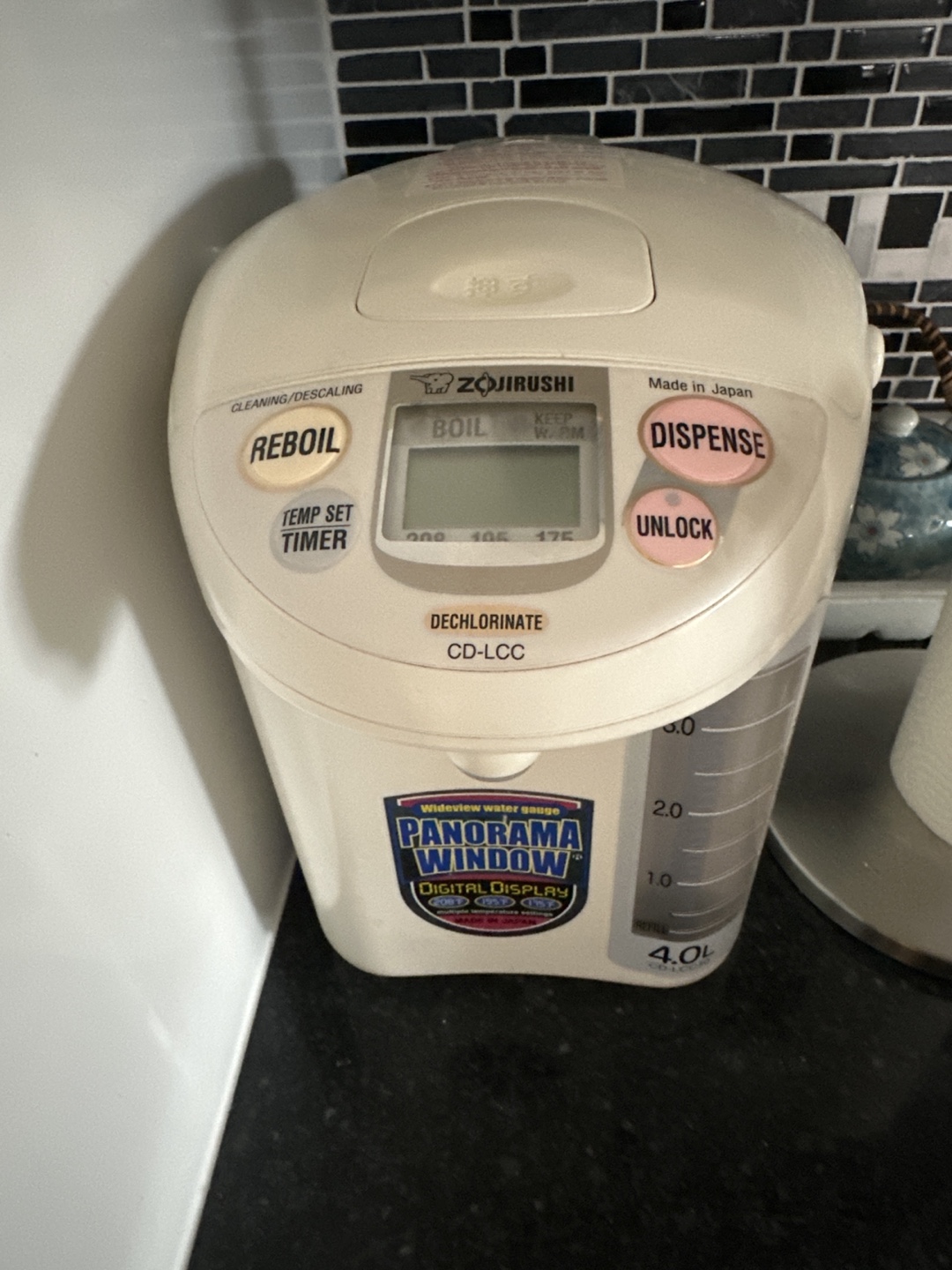 Zojirushi CD-LCC Water Boiler 4.0L