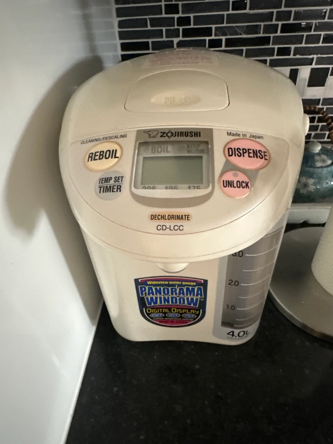 Zojirushi CD-LCC Water Boiler 4.0L thumbnail