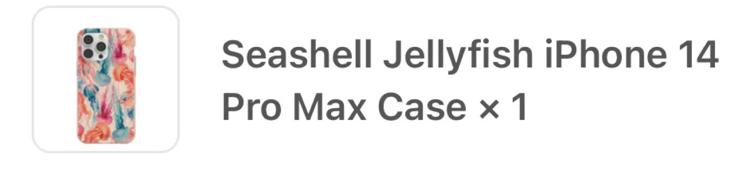 Pela Seashell Jellyfish iPhone 14 Pro Max Case image indicator(4)