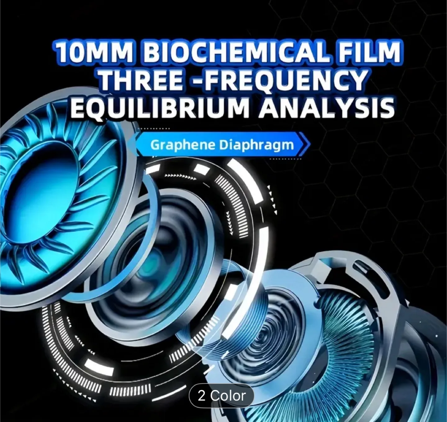 New Lenovo Thinkplus GM2 Pro Wireless Earbuds - Black image indicator(9)