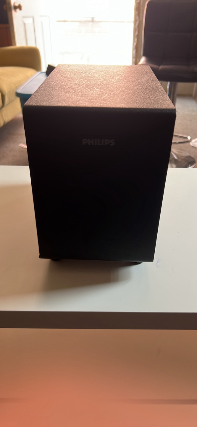 Philips Black Subwoofer - photo 5