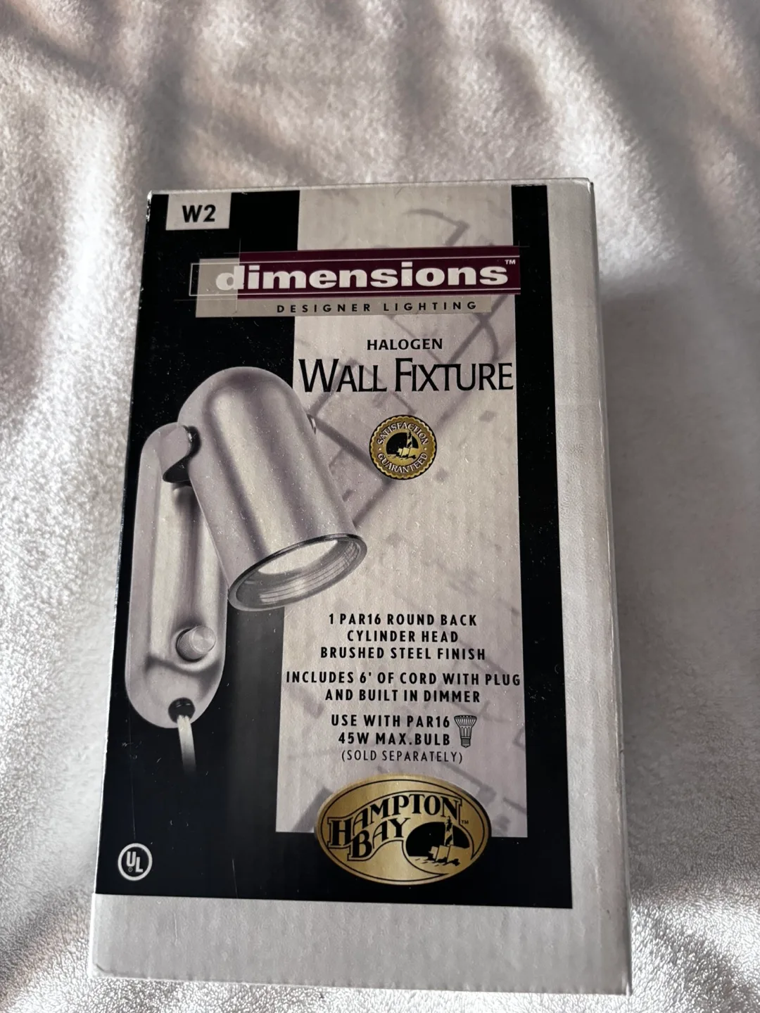 Hampton Bay Halogen Wall Fixture - New in Box! thumbnail