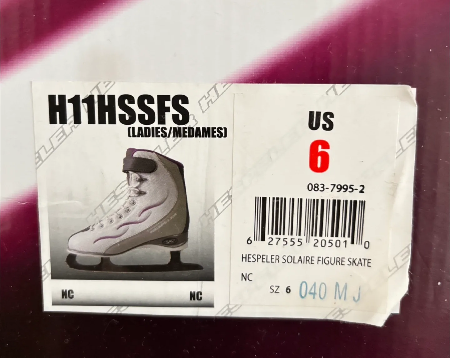 Hespeler Solaire Figure Skates - Ladies US 6 thumbnail