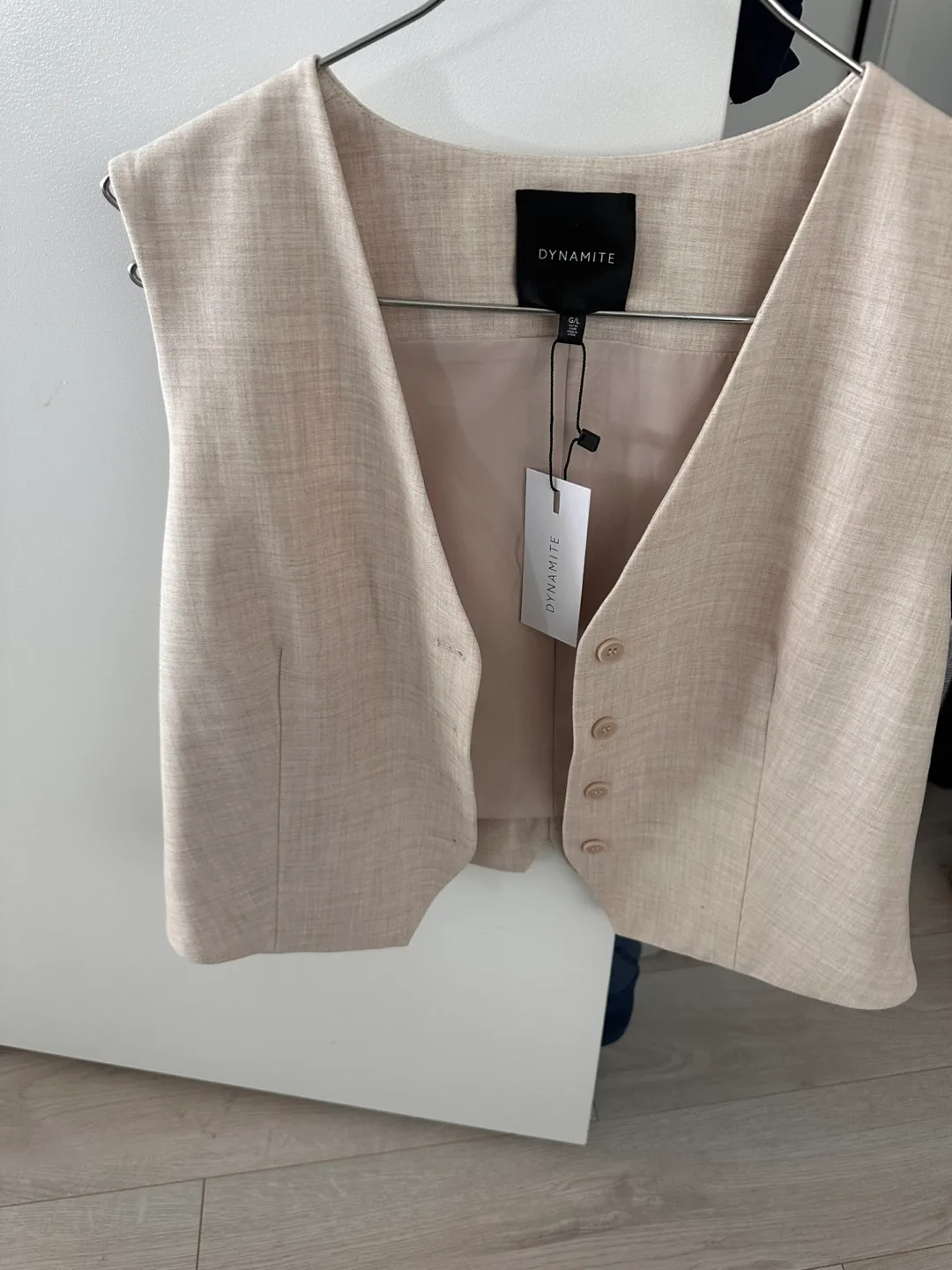 Dynamite Vest - Size L - Beige thumbnail
