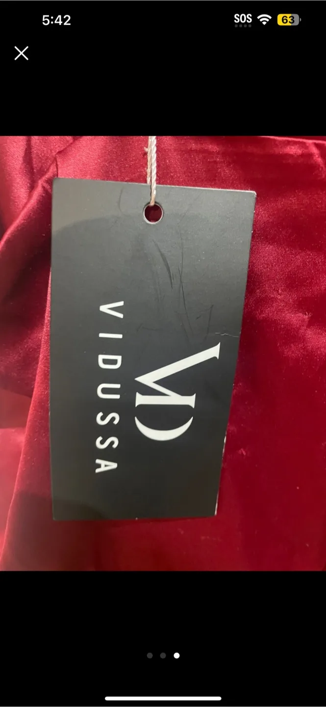 Vidussa Red Dress image indicator(3)