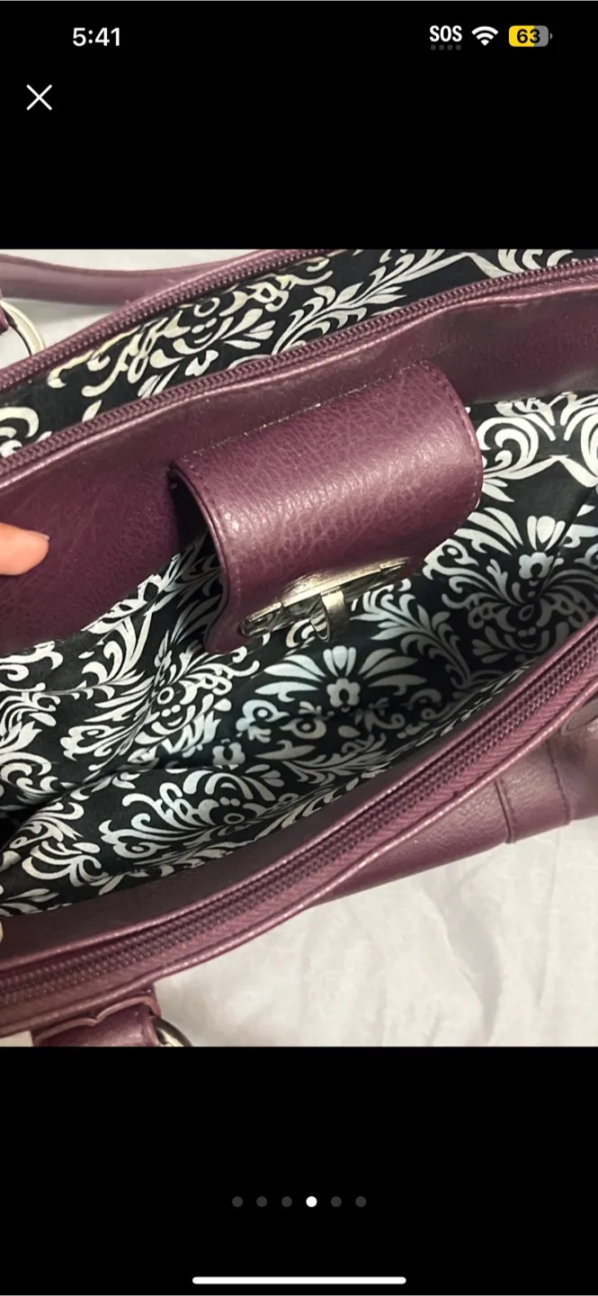 Rampage Purple Satchel Bag image indicator(4)