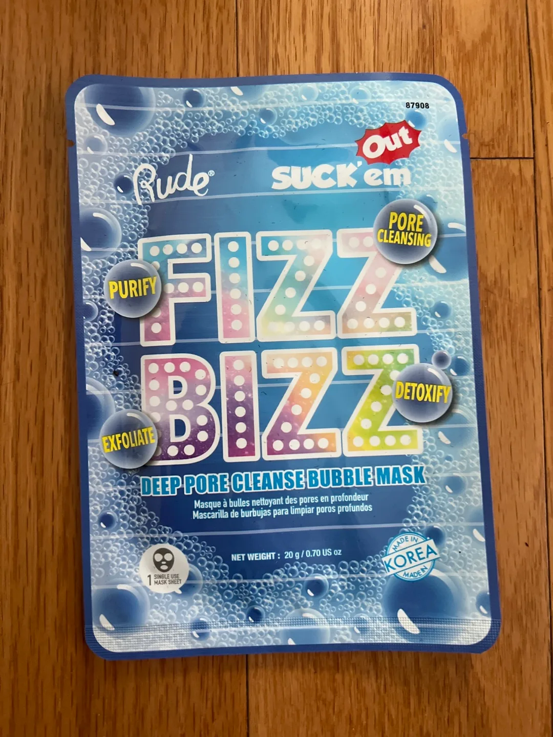 Rude Cosmetics Fizz Bizz Deep Cleanse Bubble Mask thumbnail