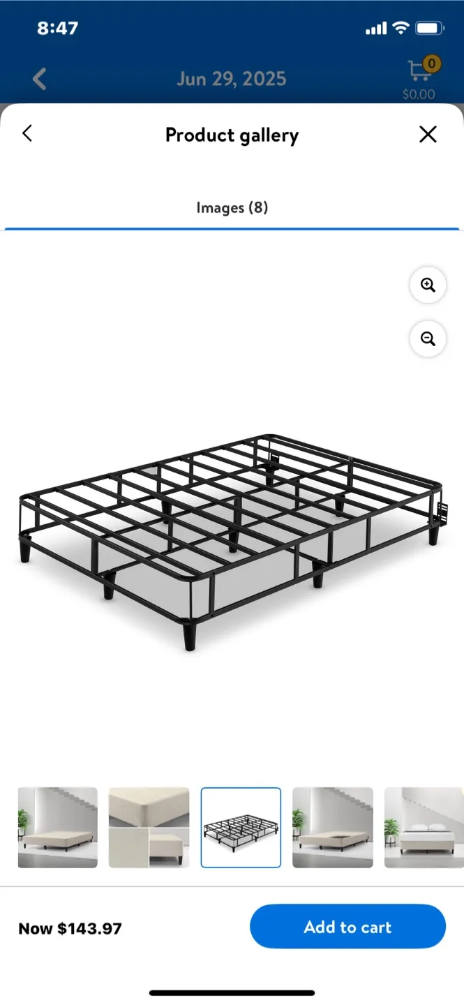 Metal Bed Frame -New thumbnail