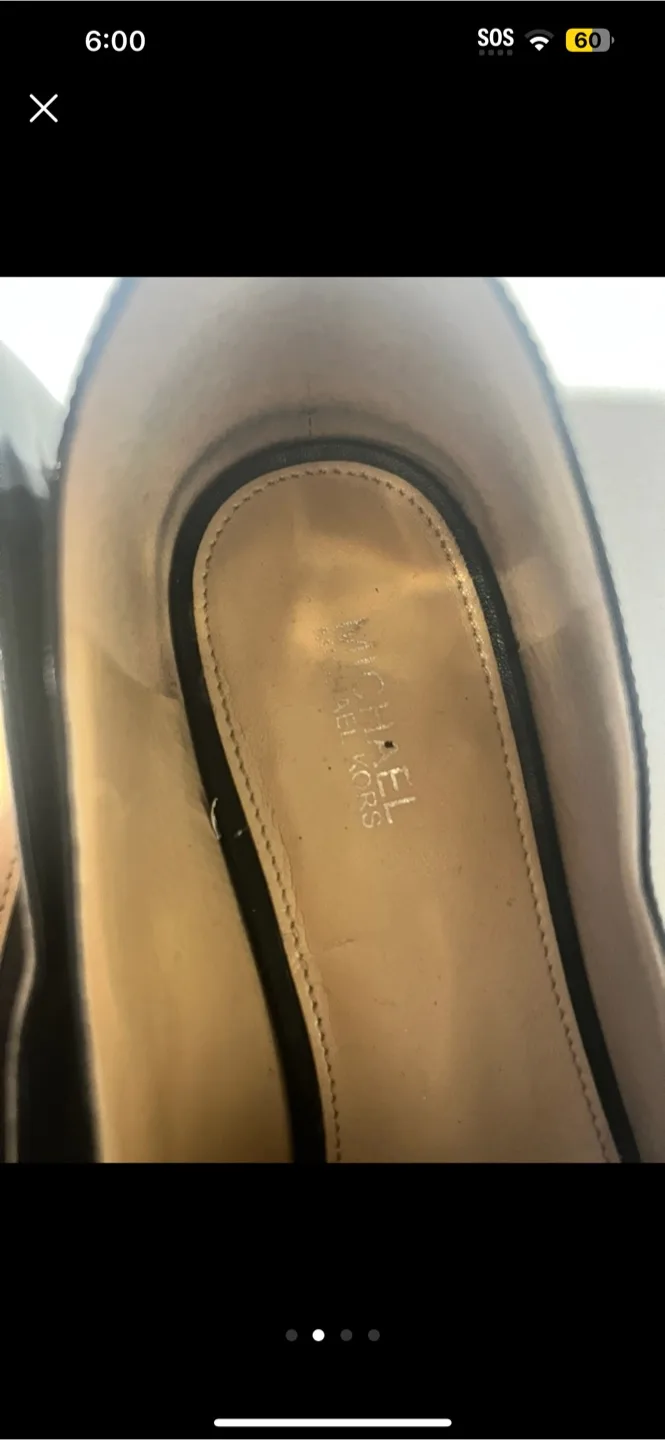 Michael Kors Black Patent Leather Loafers - Size 8M image indicator(2)