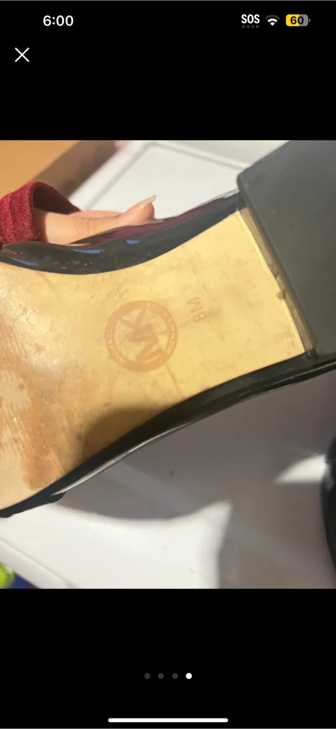 Michael Kors Black Patent Leather Loafers - Size 8M image indicator(4)