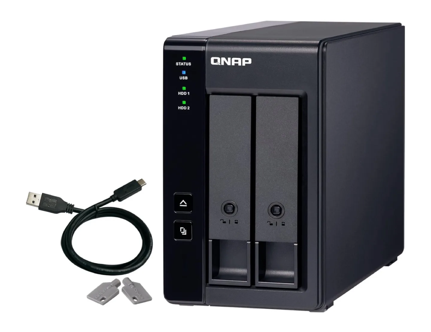 NAS Expansion 2 Bay Desktop - Optional Use as a Direct-Drive thumbnail