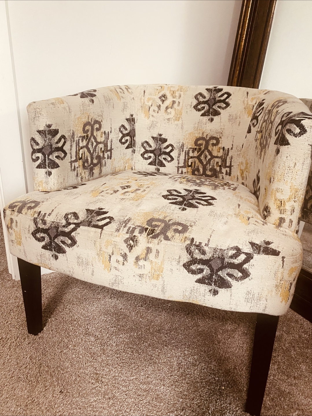 Patterned Accent Chair