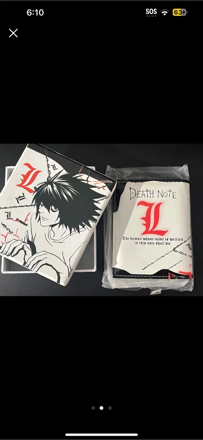 Death Note L Character Bi-Fold Wallet image indicator(2)