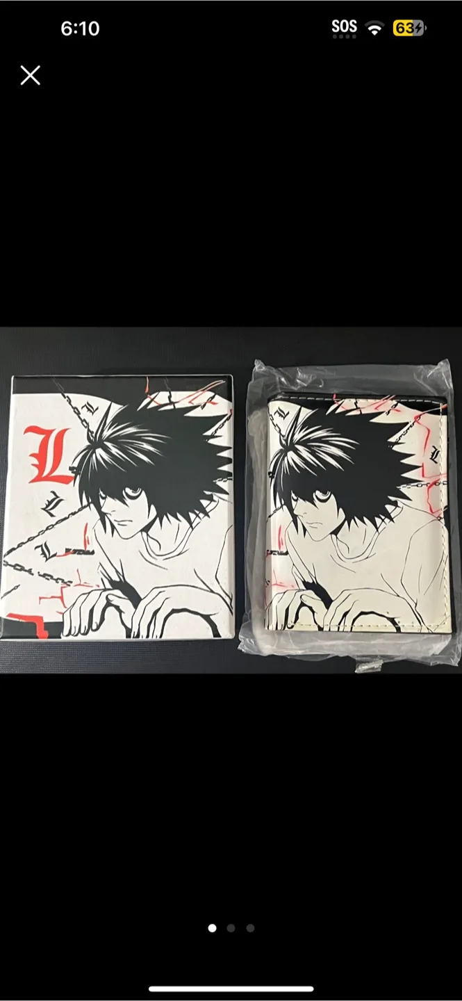 Death Note L Character Bi-Fold Wallet thumbnail